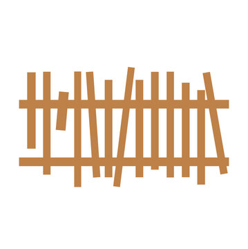 recommend clip art: Wooden picket fence