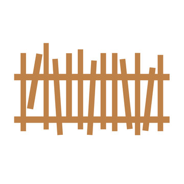recommend clip art: Wooden picket fence