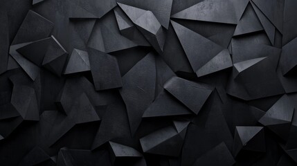 Fototapeta premium Abstract Black Geometric Background