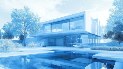 Fototapeta premium Conceptual technologies of the 