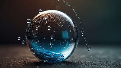 Water bubble  theme wallpaper