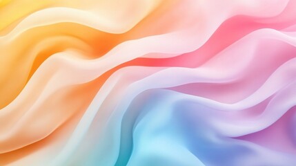 Colorful Silk Fabric Background