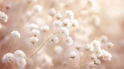 The Elegant White Flower Blossoms