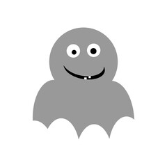 Ghost icon on white background. Vector illustration.