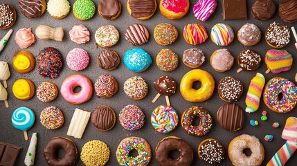 Colorful Assortment of Donuts