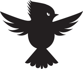 Sparrow bird vector design on a white background