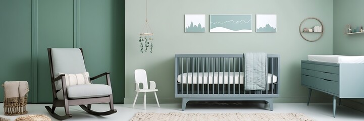 Scandinavian Serenity: Minimalist Modern Living Room Mockup with Blank Wall Canvas