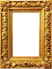 Vintage frame floral design