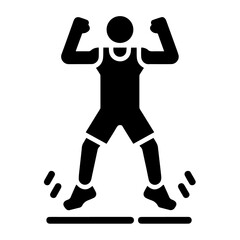  Jumping jacks illustration