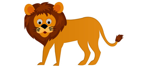 cartoon lion character 