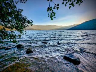 Sunrise at Sanabria Lake Natural Park. Zamora province, Spain, Europe © IMAG3S
