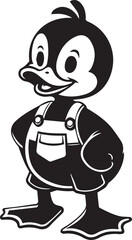 Duck Royalty Vector and illustration.