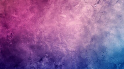 Obraz premium Textured wall painted in a gradient of pink, purple, and blue.