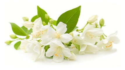 Obraz premium White Jasmine Flowers - Delicate Blooms and Fragrant Petals