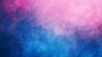 Fototapeta premium Abstract watercolor background in shades of blue and pink.