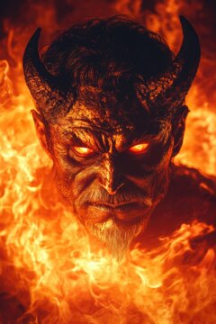 Man in Flames