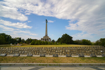 Fototapeta premium Slavin war memorial of Bratislava