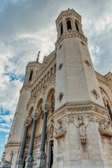 Basilica of Our Lady of Fourviere in Lyon, France