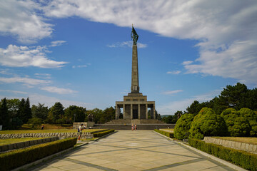 Fototapeta premium Slavin war memorial of Bratislava