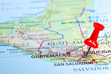 Santa Ana, Salvador pin on map