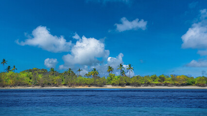 A Beautiful Island in the Maldives