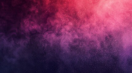 Abstract background with pink and purple smoke and glitter.