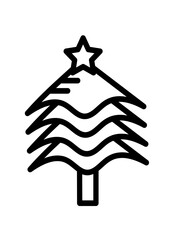 christmas, tree,christmas tree black single vector, holiday, fir, winter, decoration,christmas tree isolated