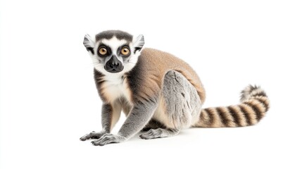 Ring-tailed Lemur Portrait