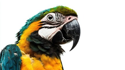 Fototapeta premium Blue and Gold Macaw Portrait