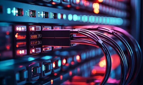 network hub and patch panel