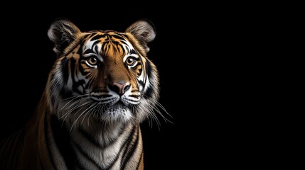 Portrait of a Majestic Tiger