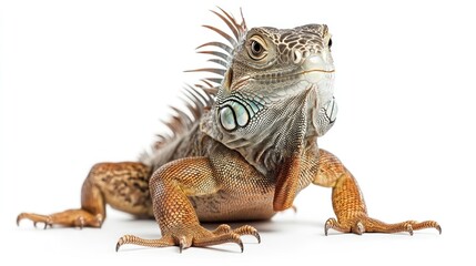 Obraz premium Green Iguana Portrait
