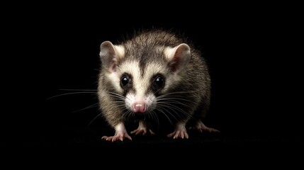 Close-up Portrait of a  Opossum