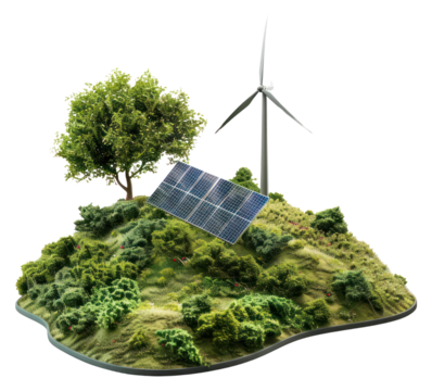 PNG Solar panels outdoors windmill machine.