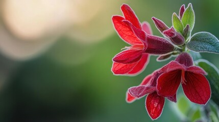 Vibrant Red Flowers in Bloom