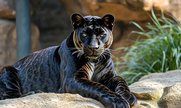 leopard in the zoo