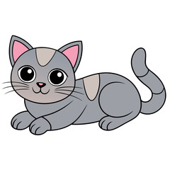 Black and White Bird - Vector Illustration, Logo Icon, SVG, Cut Files for Cricut & Silhouette