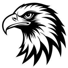 eagle head vector illustration