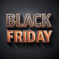 Text effect black friday editable