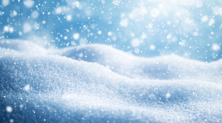 Fototapeta premium Background for winter design. Collection of Christmas New Year elements . Crystal snowflakes flying in air