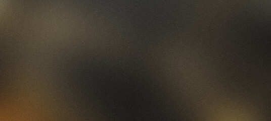 Mysterious and elegant atmosphere created by abstract dark background with golden light spots and grainy texture