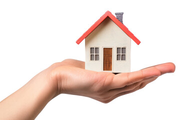 PNG Hand holding a house finger person female.