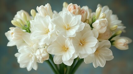 Obraz premium white narcissus flower