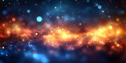 abstract background with bokeh