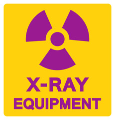 Obraz premium X-Ray Equipment Symbol Sign, Vector Illustration, Isolated On White Background Label .EPS10