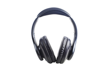 Fototapeta premium Comfortable over-ear headphones with plush ear cushions and adjustable headband isolated on transparent background