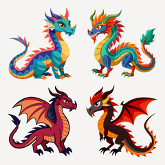 set of dragon