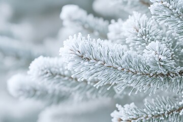 snow covered branches