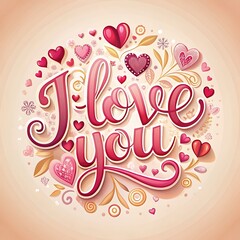 Vintage style for love lettering concept