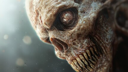 Obraz premium sharp teeth, gleaming grin